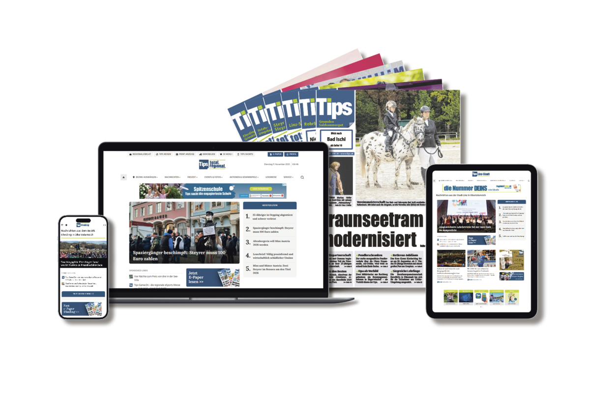 Werbem&ouml;glichkeiten bei Tips auf dem Smartphone, Tablet, Desktop und in der Printausgabe